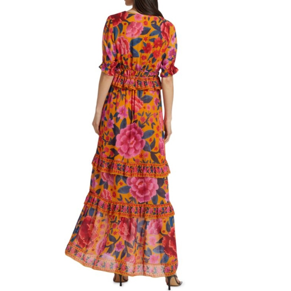 Wedding Season! FARM Rio Floral Dream Maxi Dress | size M - Picture 4 of 10